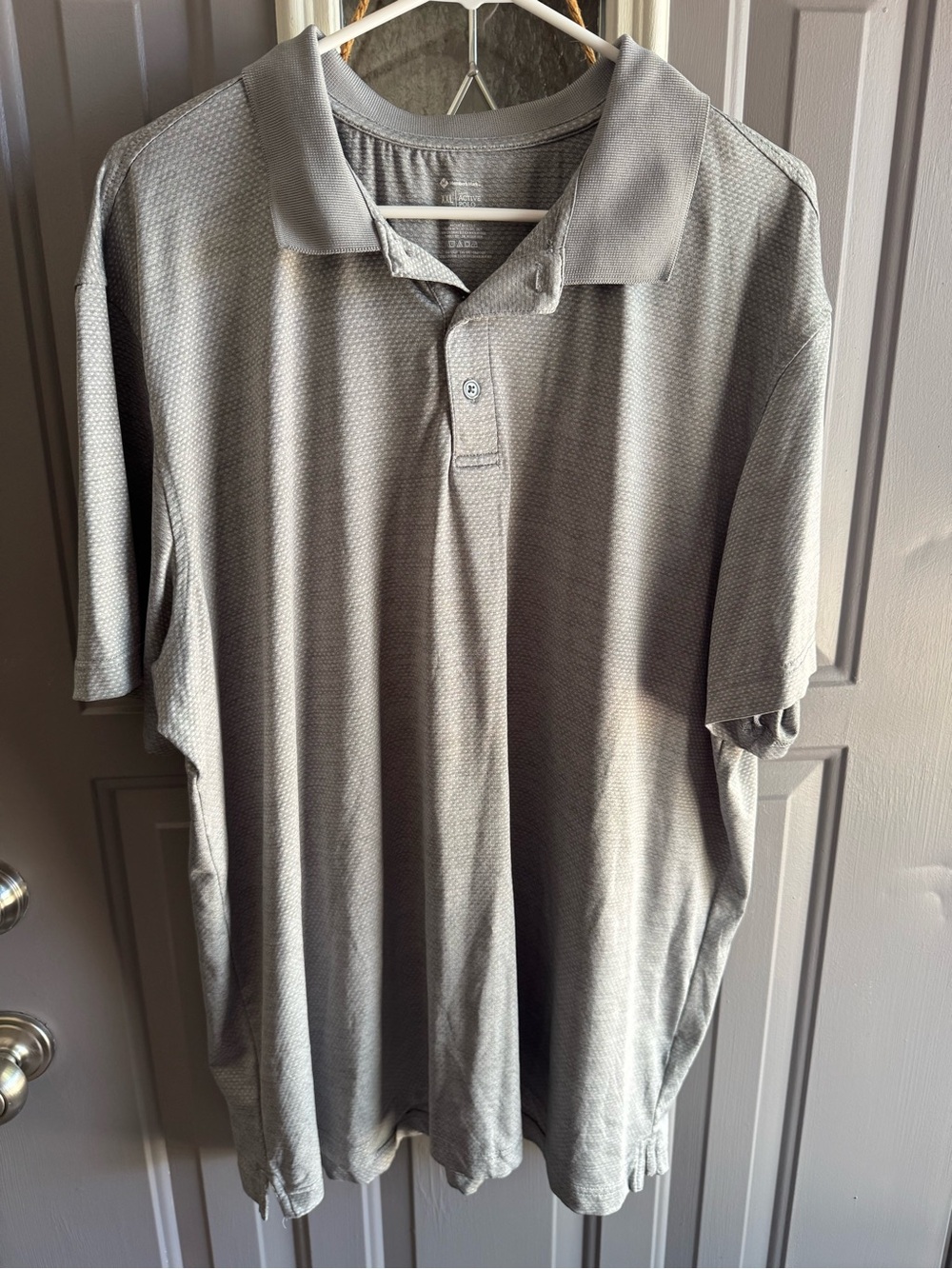 Luxe Men's Light Gray Polo